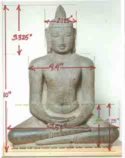 Reproduction sample for Seated Buddha